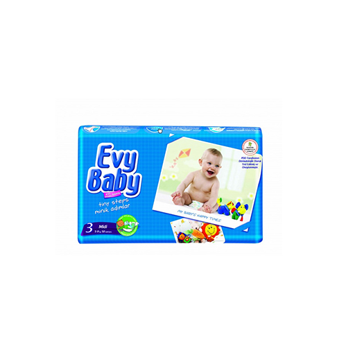 ПОДГУЗНИКИ EVY BABY JUMBO MINI 2 3-6 КГ №80