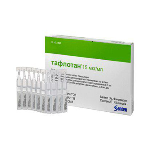 ТАФЛОТАН 15 МКГ\МЛ №30